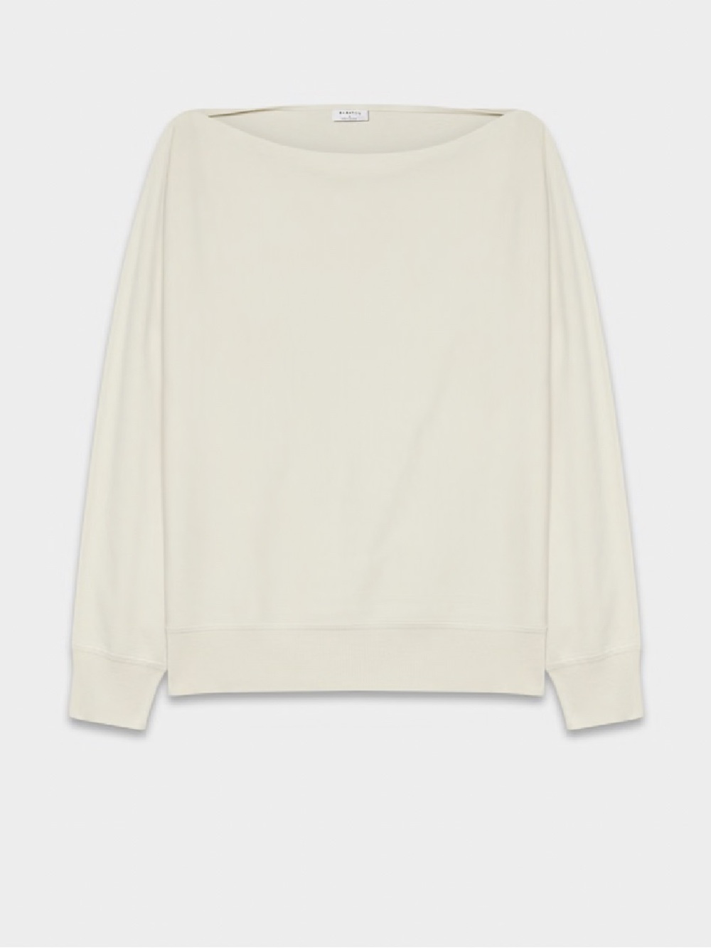 Aritzia Off-White Boatneck Sweatshirt